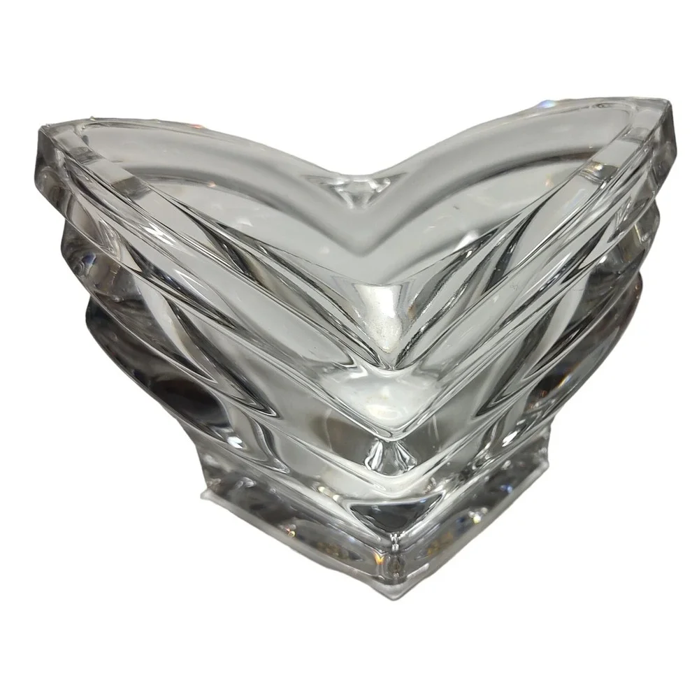 Vintage Mikasa Crystal Votive Candle Holder Art Deco Tulip Design Germany‎ SN017